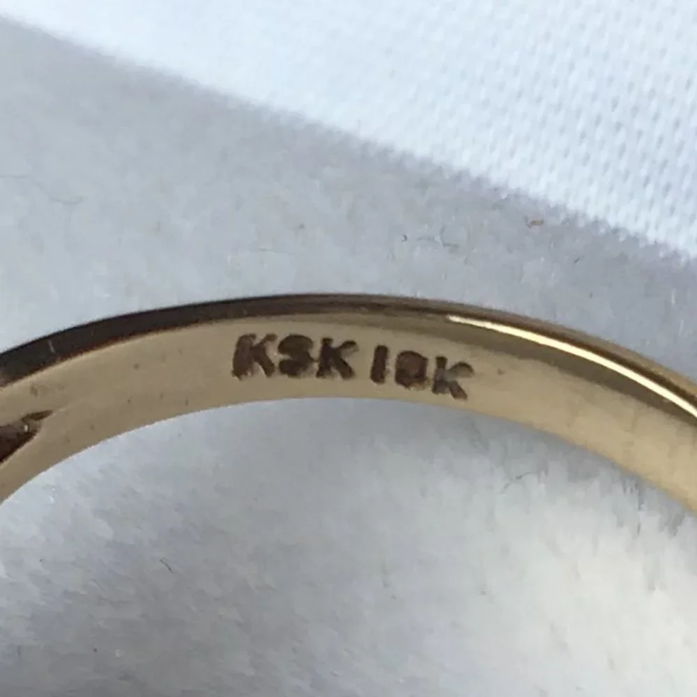 10K Gold & Natural Opal Vintage Ring - KSK - Picture 3 of 16